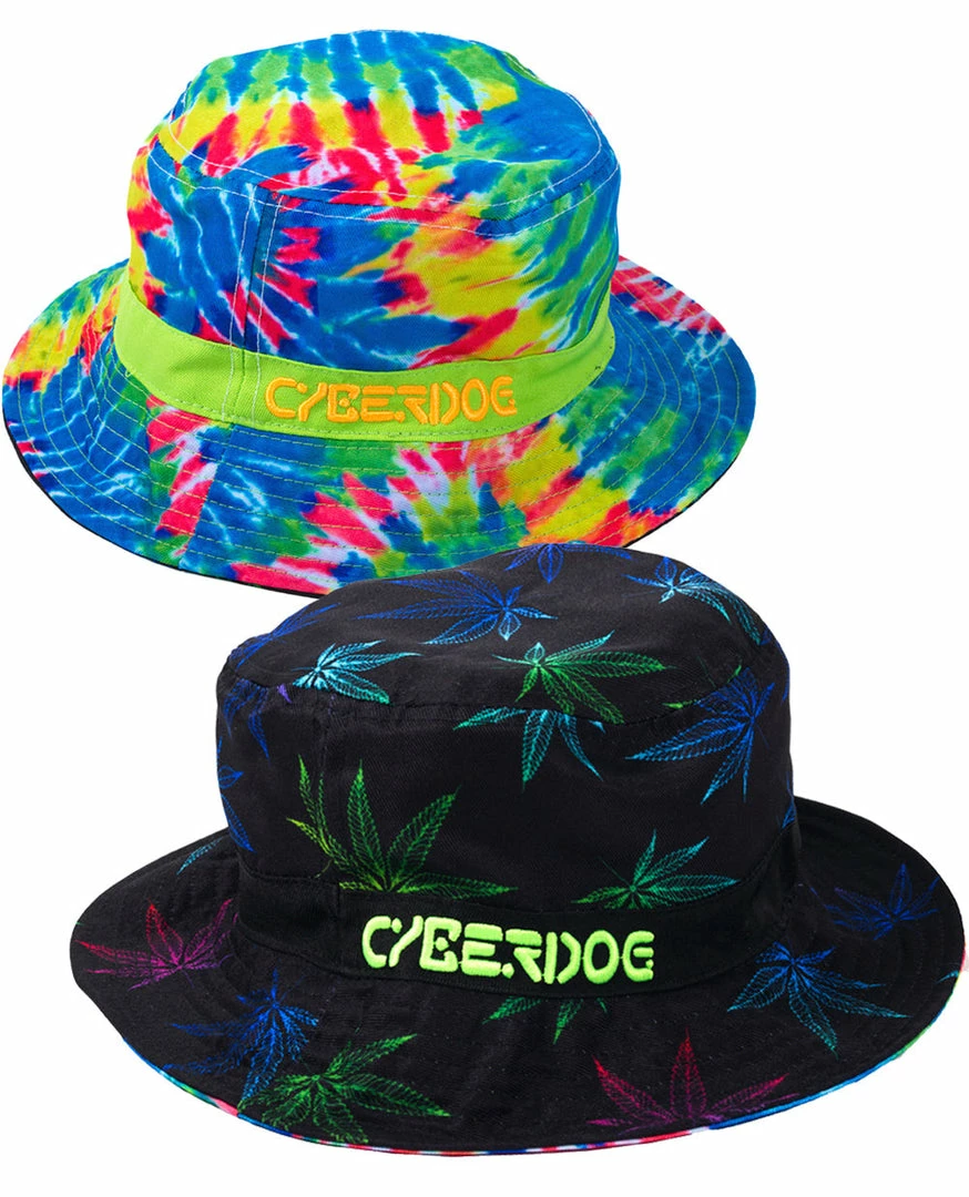 Fun Place Double Sided Hat - Bucket Hat Leaf 7 Fun Place Double Sided Hat - Bucket Hat Leaf