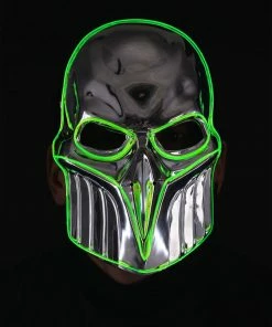 Fun Place Diamond Mouth Adult Mask W/EL Wire Festivals