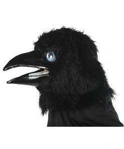 Fun Place Raven Adult Mask W/Moving Mouth Animals