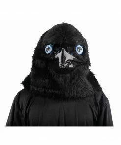 Fun Place Raven Adult Mask W/Moving Mouth Animals