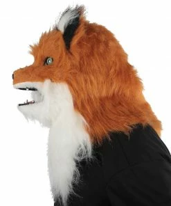 Fun Place Animals Fox Adult Mask W/Moving Mouth