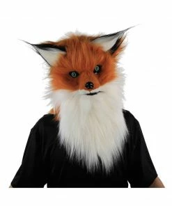 Fun Place Animals Fox Adult Mask W/Moving Mouth