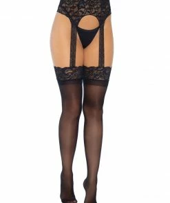 Fun Place Opaque Garterbelt Stockings Cosplay 8 Fun Place Opaque Garterbelt Stockings Cosplay