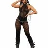 Fun Place Fever Sleeveless Striped Body Stocking 2 Fun Place Fever Sleeveless Striped Body Stocking
