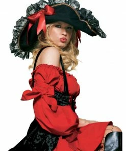 Fun Place Wigs & Hats Women's Swashbuckler Hat