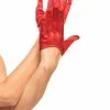 Fun Place Cosplay Mini Cropped Satin Gloves 1 Fun Place Cosplay Mini Cropped Satin Gloves