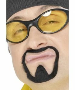 Fun Place Beards & Facial Hair Herb Warrior Tash & Goatee Beard Set