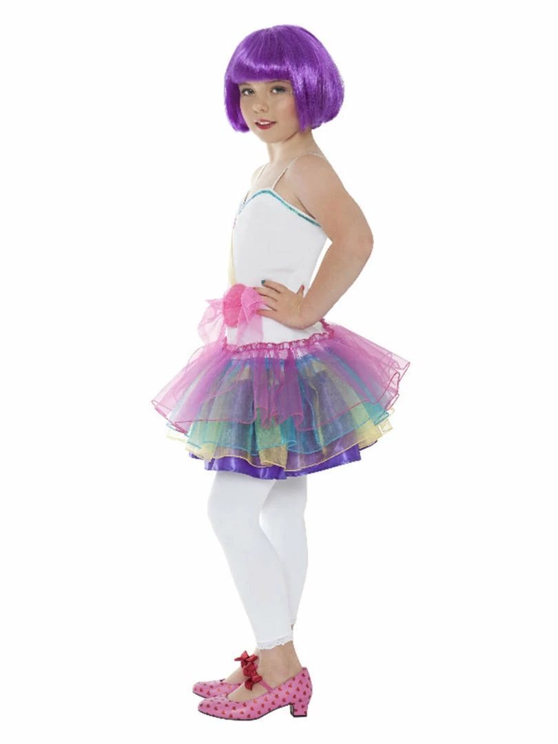 Fun Place Costumes & Characters Mini Candy Girl Costume, White 5 Fun Place Costumes & Characters Mini Candy Girl Costume, White