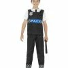 Fun Place Cop Costume, Black Costumes & Characters