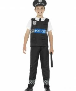 Fun Place Cop Costume, Black Costumes & Characters