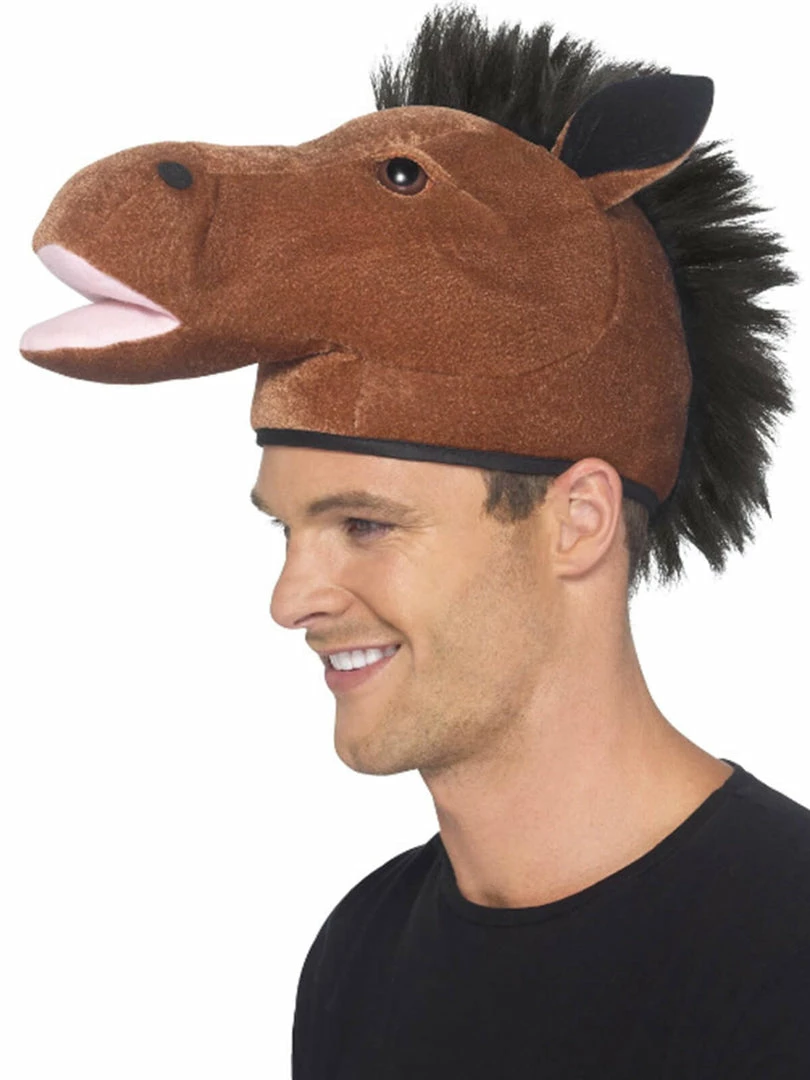 Fun Place Shop By Theme Horse Hat, Brown 3 Fun Place Shop By Theme Horse Hat, Brown