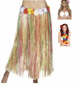 Fun Place Hawaiian Hula Skirt Complete Bundle
