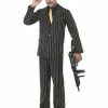 Fun Place Costumes & Characters Gold Pinstripe Gangster Costume