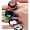 Fun Place Accessories Assorted Colourful Jewel Rings