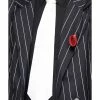 Fun Place White Gangster Tie On Elastic Decades & Eras