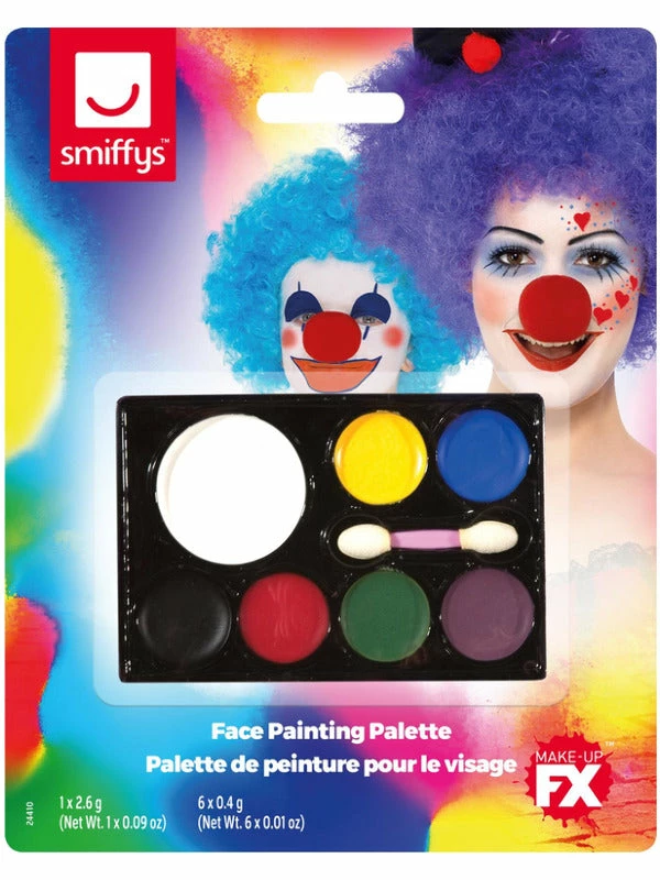 Fun Place Cosplay Smiffys Make-up FX, 7 Colour Palette Grease Paint 3 Fun Place Cosplay Smiffys Make-up FX, 7 Colour Palette Grease Paint