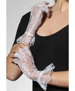 Fun Place Shop By Theme Fingerless Lace Gloves