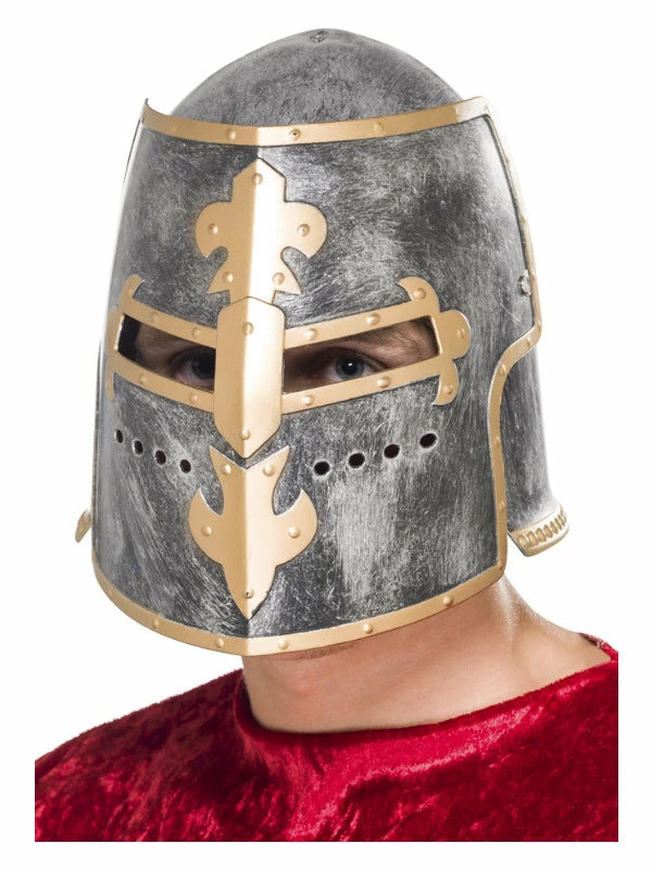 Fun Place Shop By Theme Medieval Crusader Helmet 3 Fun Place Shop By Theme Medieval Crusader Helmet