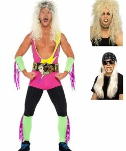 Fun Place Retro Wrestler Complete Costume Bundle