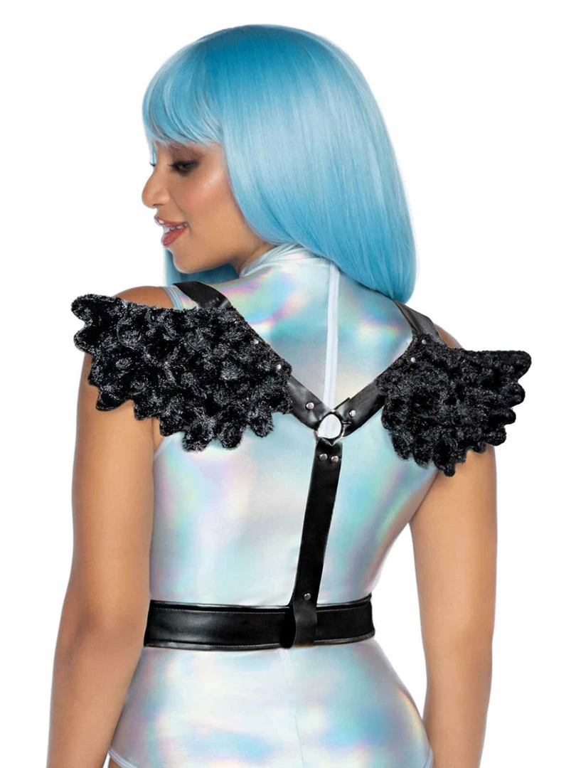 Fun Place Festivals Furry Angel Wing Body Harness 3 Fun Place Festivals Furry Angel Wing Body Harness