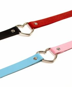 Fun Place 2 Tone Heart Collar - Pink / Baby Blue