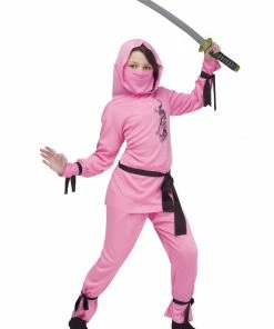 Fun Place Pink Ninja Child Costume Costumes & Characters