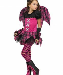Fun Place Costumes & Characters Pink Punky Fairy Child Costume