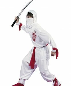 Fun Place White Ninja Child Costume Costumes & Characters