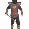 Fun Place Costumes & Characters Golden Leather Ninja Child Costume