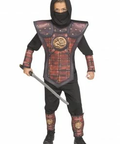 Fun Place Costumes & Characters Golden Leather Ninja Child Costume