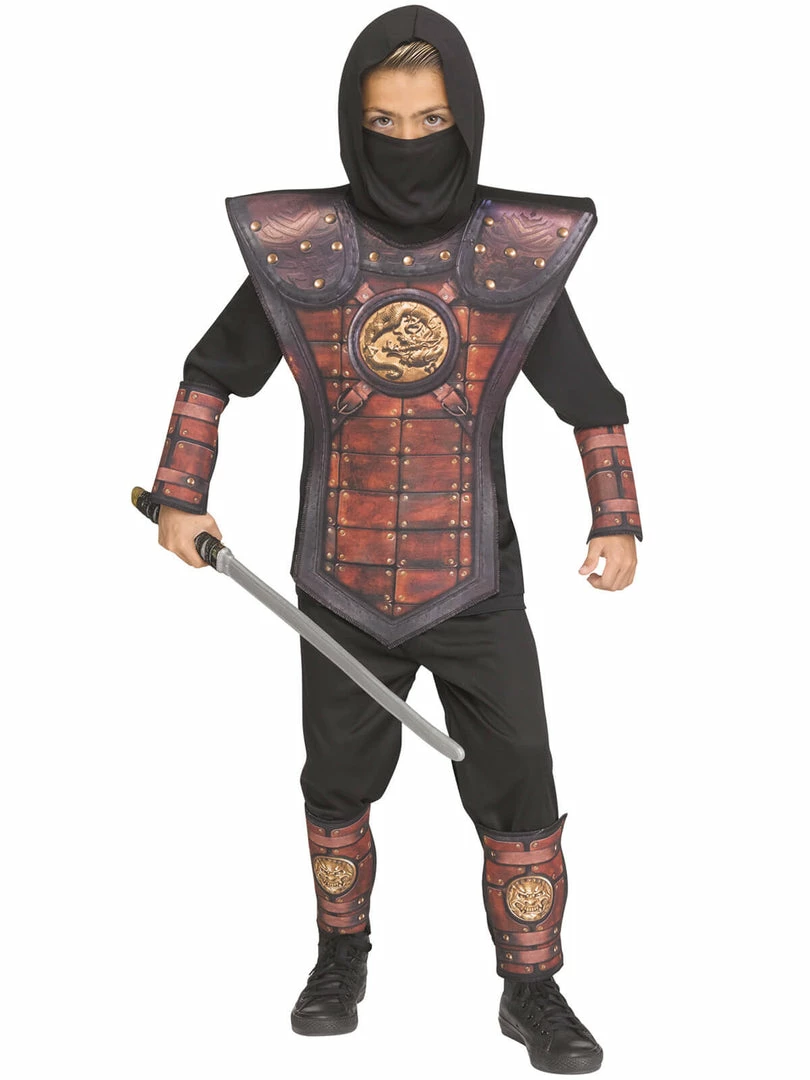 Fun Place Costumes & Characters Golden Leather Ninja Child Costume 3 Fun Place Costumes & Characters Golden Leather Ninja Child Costume