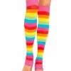 Fun Place Rainbow Leg Warmers