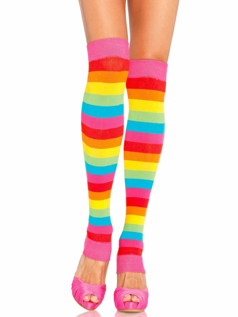 Fun Place Rainbow Leg Warmers 3 Fun Place Rainbow Leg Warmers