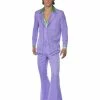 Fun Place 70s Suit Costume Lavender