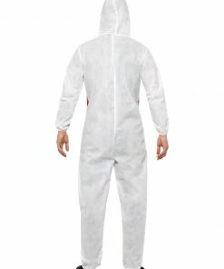 Fun Place Bloody Forensic Overall Costume, Red