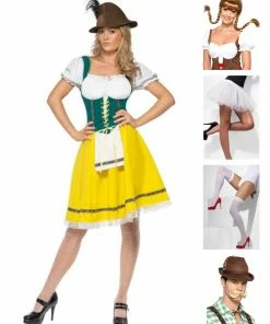 Fun Place Oktoberfest Complete Costume Bundle, Female Bundles