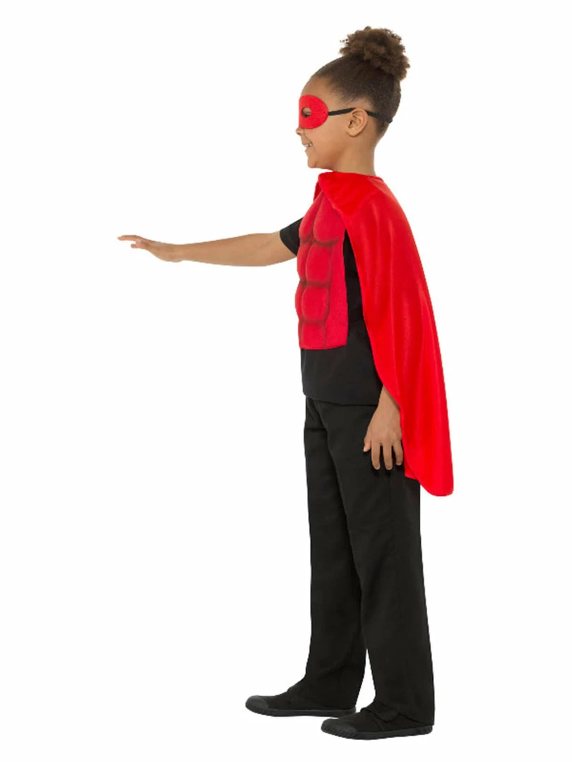 Fun Place Costumes Kids Superhero Kit, Red 5 Fun Place Costumes Kids Superhero Kit, Red