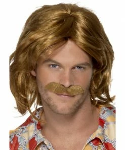 Fun Place 70s Super Trouper Wig & Moustache