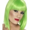 Fun Place Glam Wig, Neon Green Cosplay