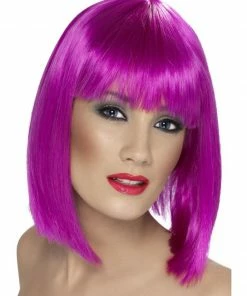 Fun Place Glam Wig - Neon Purple Cosplay