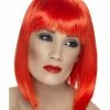 Fun Place Glam Wig, Neon Red Cosplay