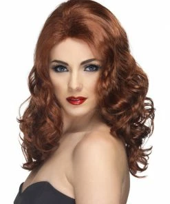 Fun Place Glamorous Wig, Auburn Cosplay