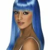 Fun Place Glamourama Wig Neon Blue Long Cosplay