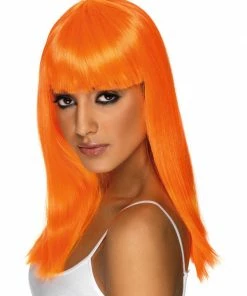 Fun Place Cosplay Glamourama Wig, Neon Orange