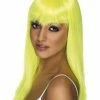 Fun Place Cosplay Glamourama Wig, Neon Yellow
