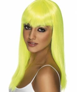 Fun Place Cosplay Glamourama Wig, Neon Yellow