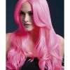Fun Place Fever Khloe Wig, Neon Pink Cosplay
