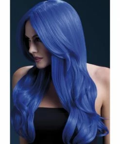 Fun Place Fever Khloe Wig, Neon Blue