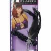 Fun Place Flapper Headband W/Black Feathers