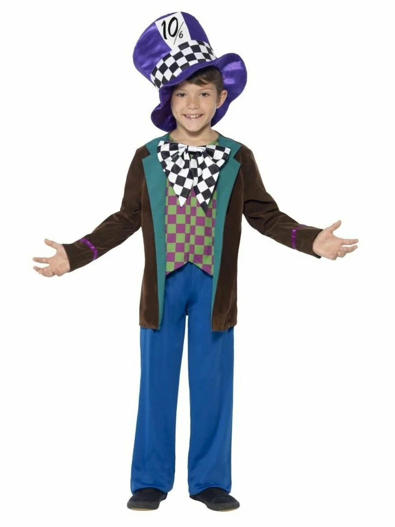 Fun Place World Book Day Deluxe Hatter Costume 3 Fun Place World Book Day Deluxe Hatter Costume